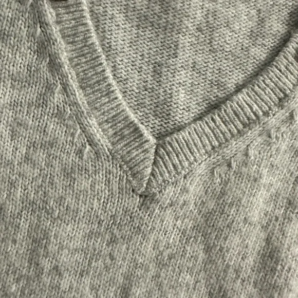 White House Black Market Embellished Gray Sweater - Picture 6 of 10